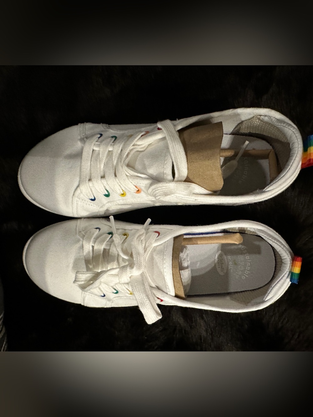 Dr. Scholl's Shoes Women's Jubilee Sneaker in the Rainbow Pride
